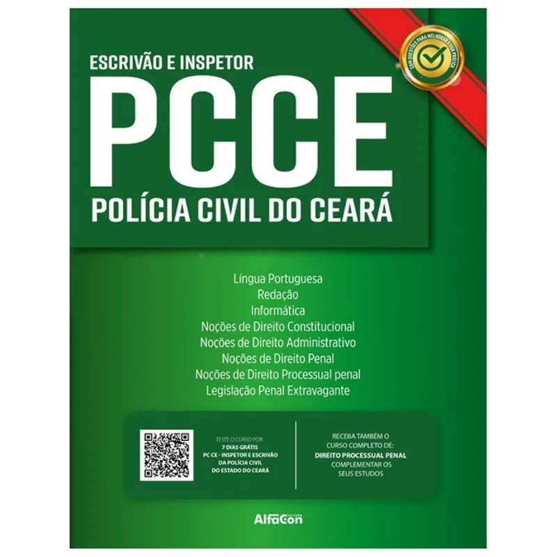 PCCE - ESCRIVÃO E INSPETOR DA POLÍCIA CIVIL DO CEARÁ