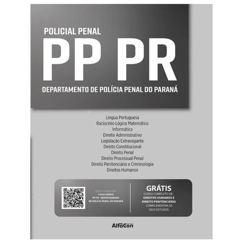 PPPR - POLICIAL PENAL DO DEPARTAMENTO DE POLÍCIA PENAL DO ESTADO DO PARANÁ