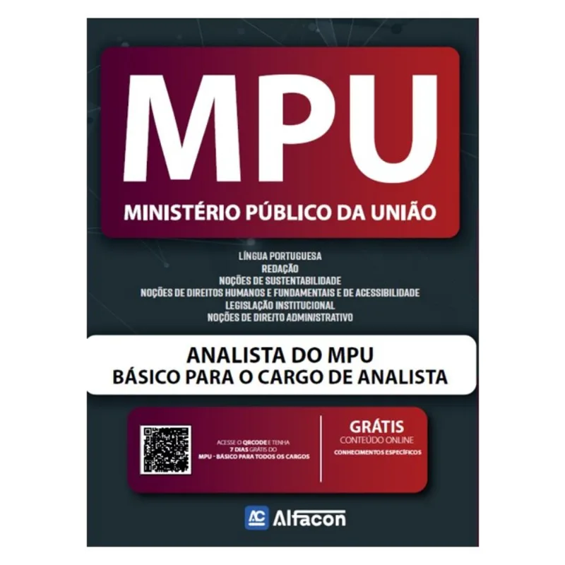 MPU - MINISTÉRIO PÚBLICO DA UNIÃO - BÁSICO PARA ANALISTA