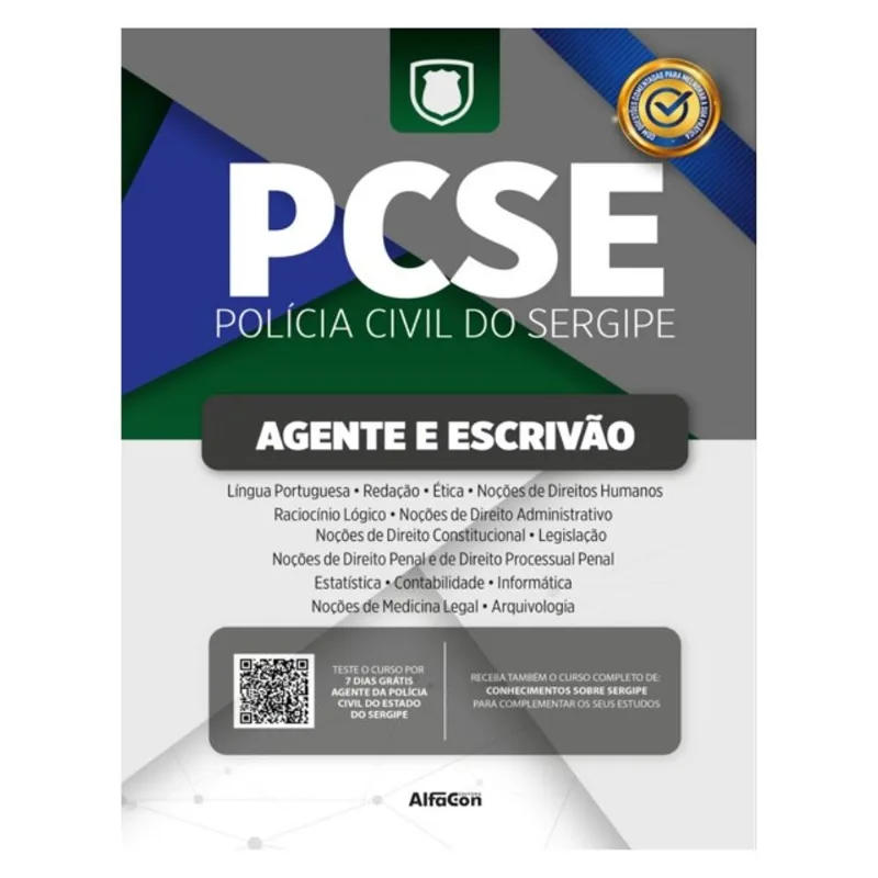 PCSE - AGENTE E ESCRIVÃO DA POLÍCIA CIVIL DO SERGIPE