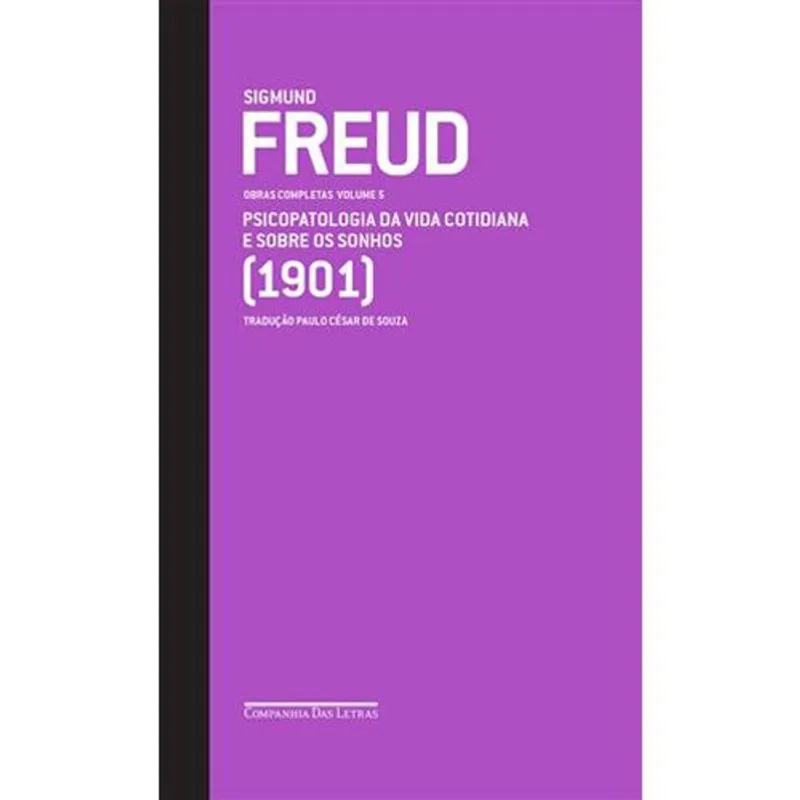Livro Freud (1901) Obras Completas Volume 5 Companhia Das Letra S (MP)