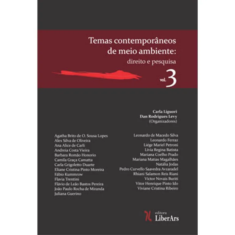 TEMAS CONTEMPORÂNEOS DE MEIO AMBIENTE - VOL. 3