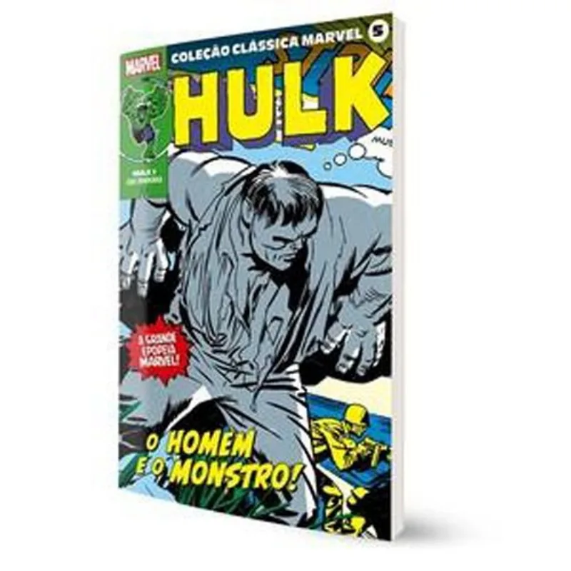Livro Coleção Clássica Marvel Vol. 5 Hulk Vol. 1 Panini Books (MP)