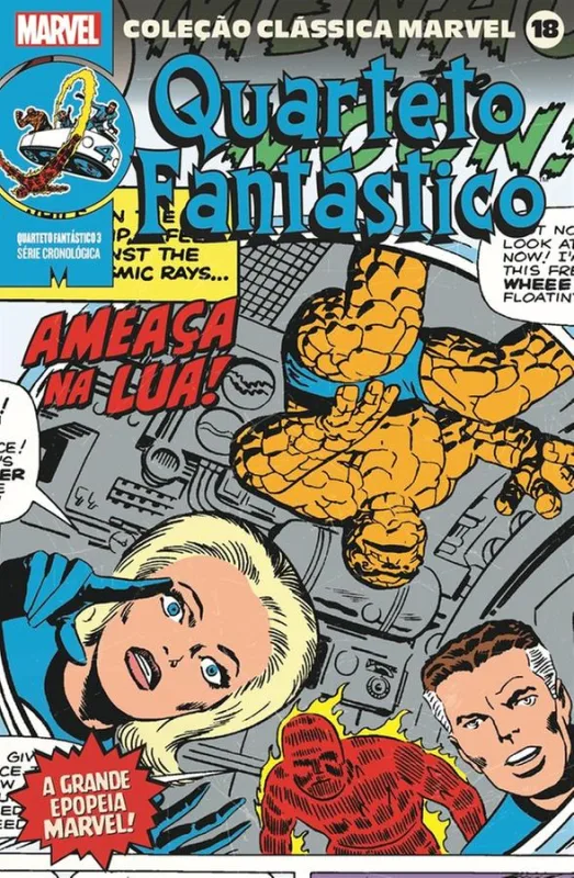 Coleção Clássica Marvel 18 - Quarteto Fantástico 3 - LC - Livros