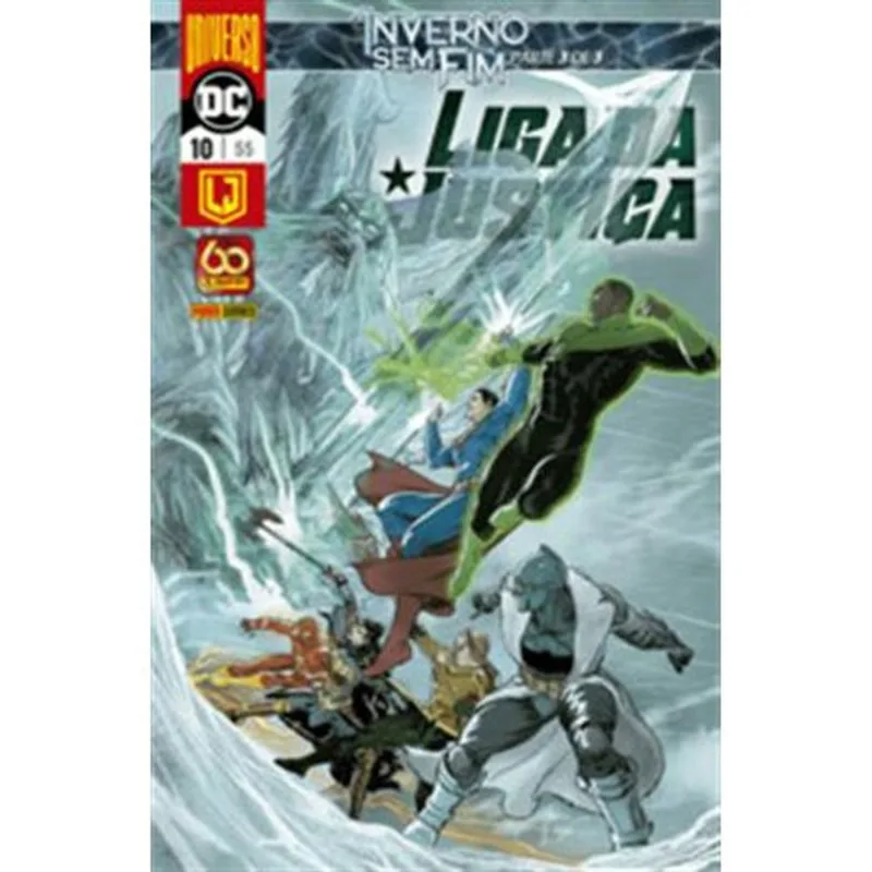 Livro Liga Da Justiça 10 / 55 Panini Books (MP)