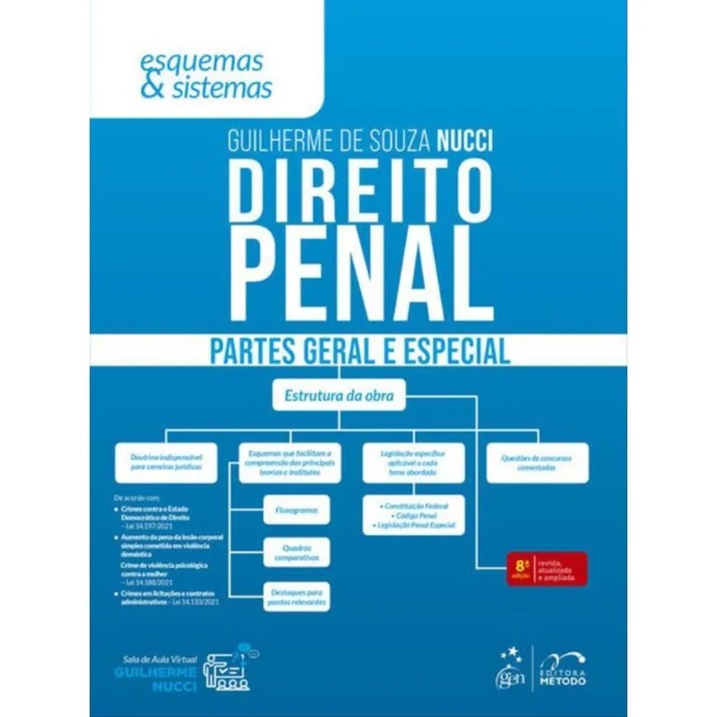DIREITO PENAL - PARTES GERAL E ESPECIAL - ESQUEMAS & SISTEMAS