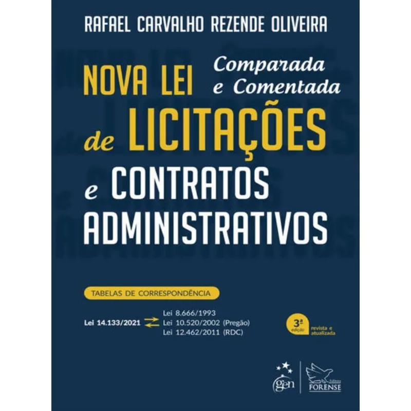NOVA LEI DE LICITAÇÕES E CONTRATOS ADMINISTRATIVOS