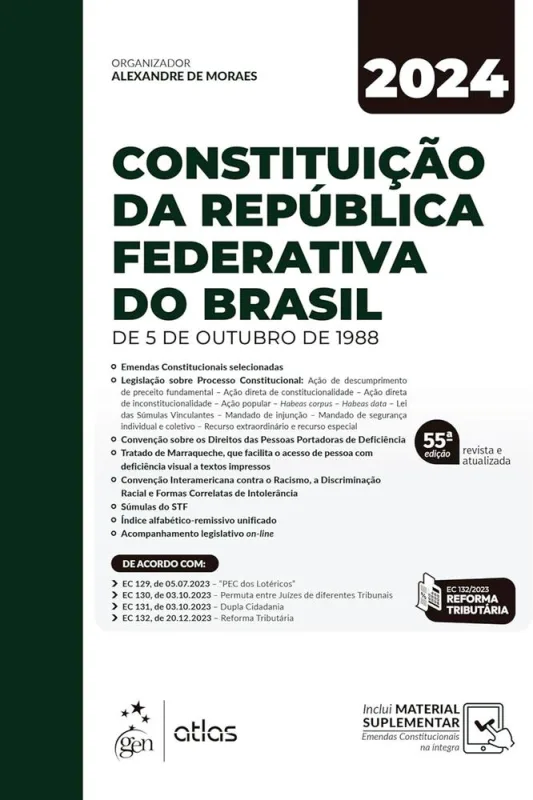 Constituição Da República Federativa Do Brasil - 2024 - LC - Livros