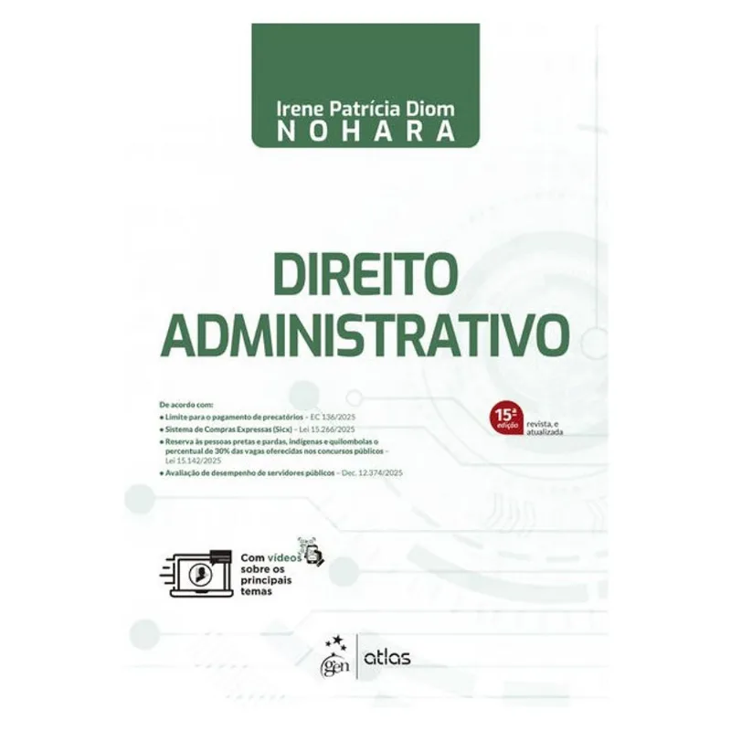 DIREITO ADMINISTRATIVO - 15ª EDIÇÃO 2026