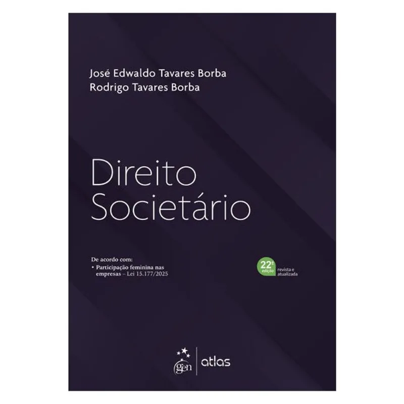 DIREITO SOCIETÁRIO - 22ª EDIÇÃO 2026