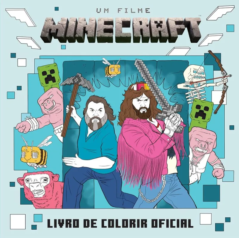 Um Filme Minecraft - Livro Oficial De Colorir - LC
