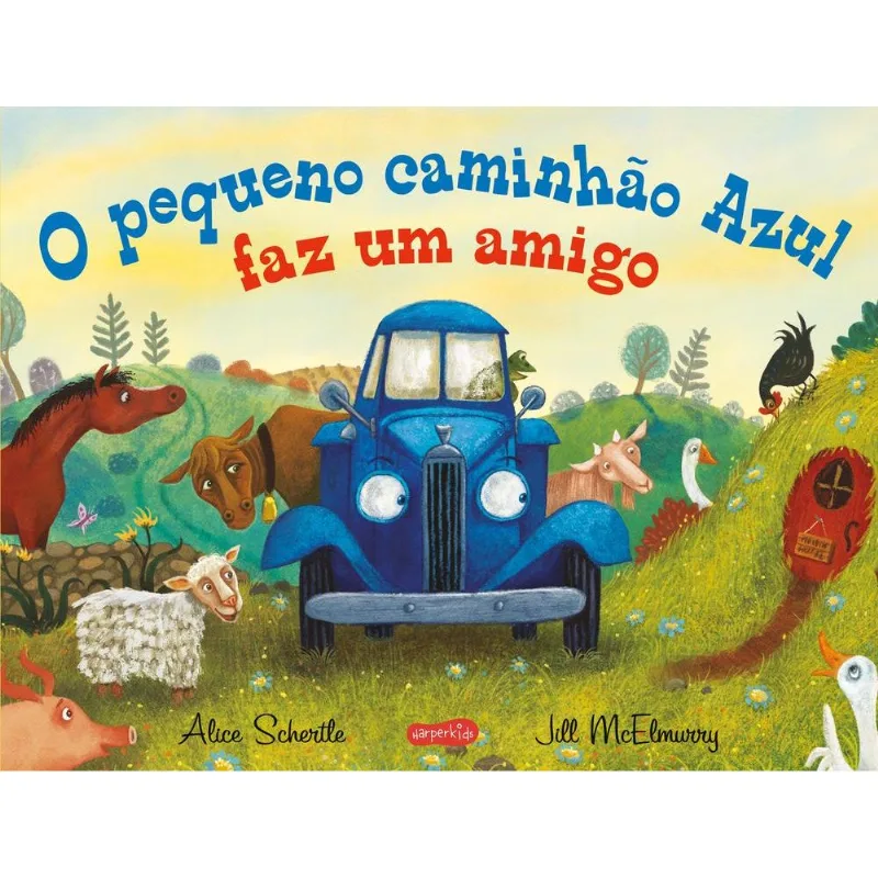 O Pequeno Caminhão Azul Faz Um Amigo