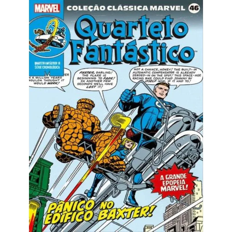 COLEÇÃO CLÁSSICA MARVEL VOL. 46 - QUARTETO FANTÁSTICO 10