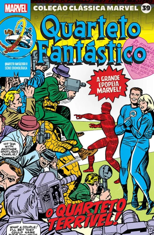 Coleção Clássica Marvel 39 - Quarteto Fantástico 8 - LC - Livros