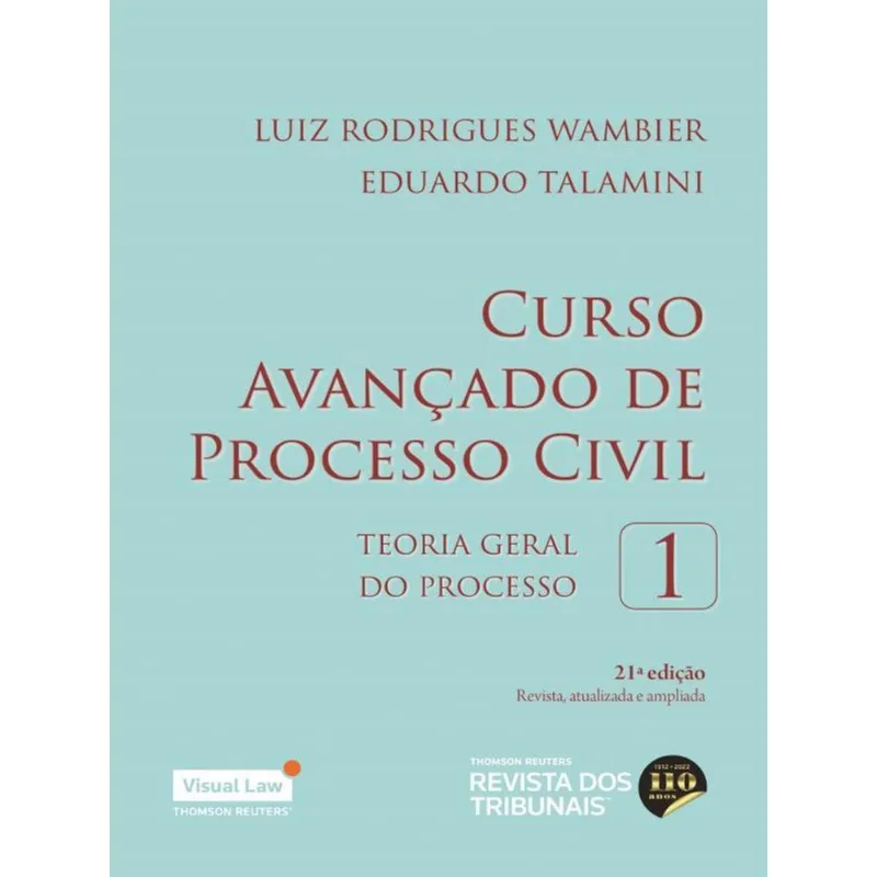 CURSO AVANÇADO DE PROCESSO CIVIL - 2022 - VOL. 1