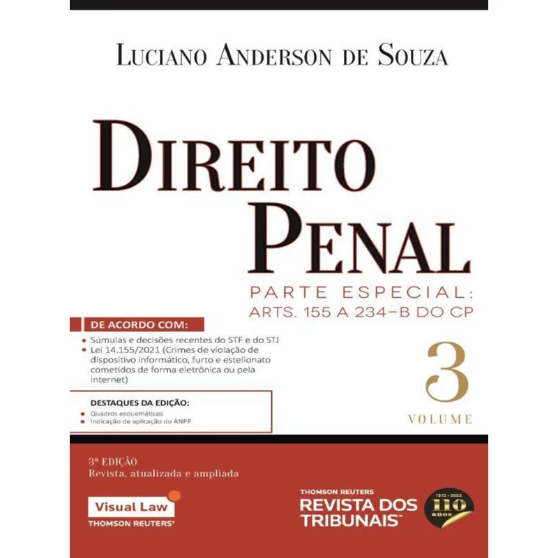 DIREITO PENAL - PARTE ESPECIAL - 2022 - VOL. 3