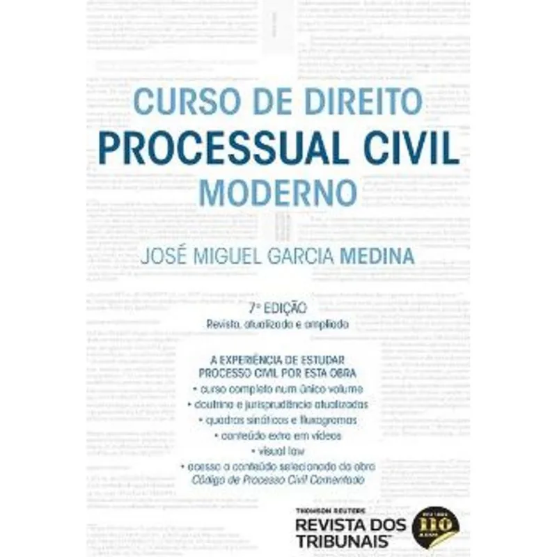 CURSO DE DIREITO PROCESSUAL CIVIL MODERNO - 2022