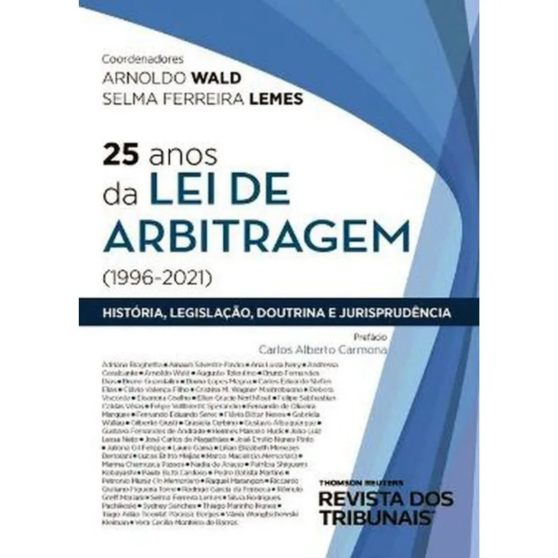 25 ANOS DA LEI DE ARBITRAGEM - 1996-2021