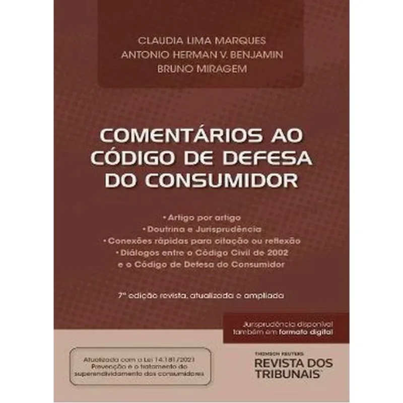 COMENTÁRIOS AO CÓDIGO DE DEFESA DO CONSUMIDOR - 2021