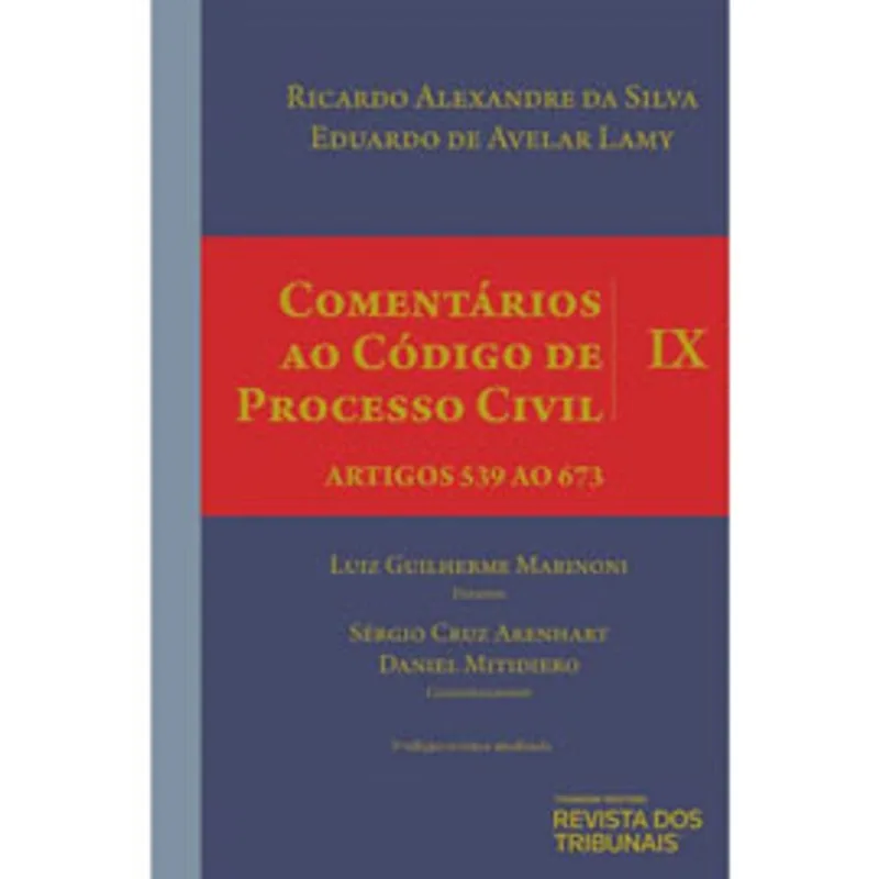 COMENTÁRIOS AO CÓDIGO DE PROCESSO CIVIL - 2021 - VOL. 9