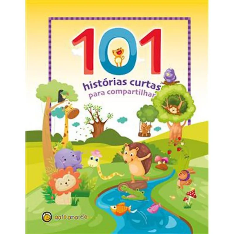 Livro 101 Historias Curtas Para Compartilhar Gato Amarelo (MP)