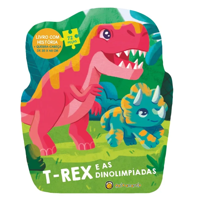 Puzzlemania - T-Rex E As Dinolimpíadas - LC - Livros