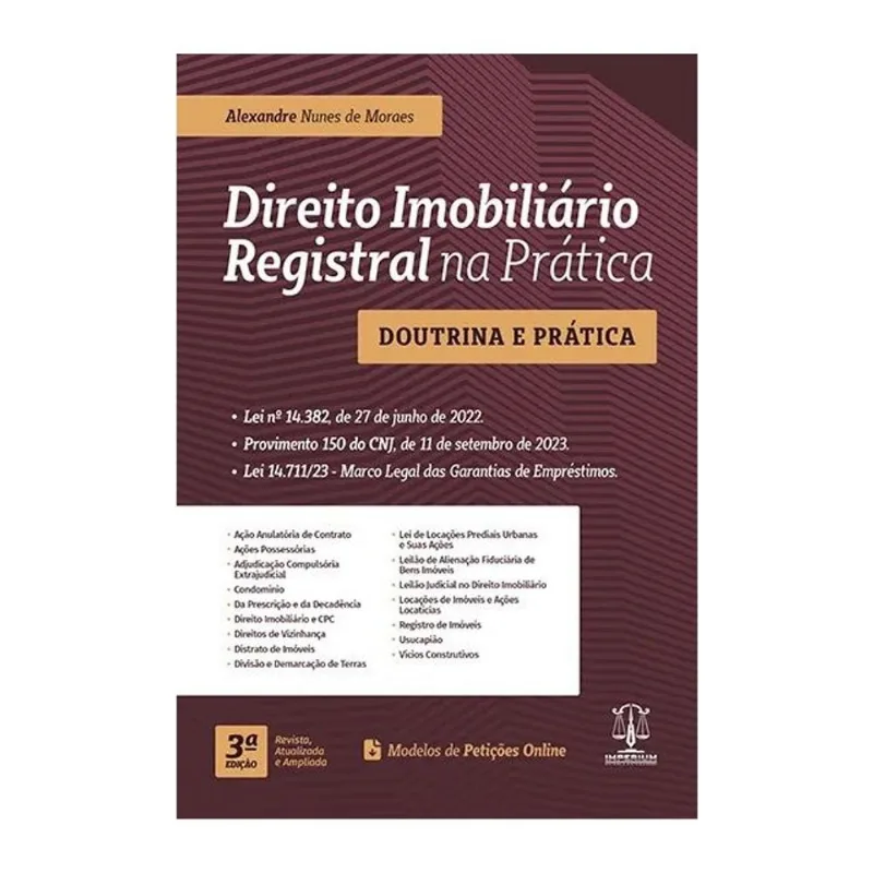 DIREITO IMOBILIÁRIO E REGISTRAL NA PRÁTICA - 2024