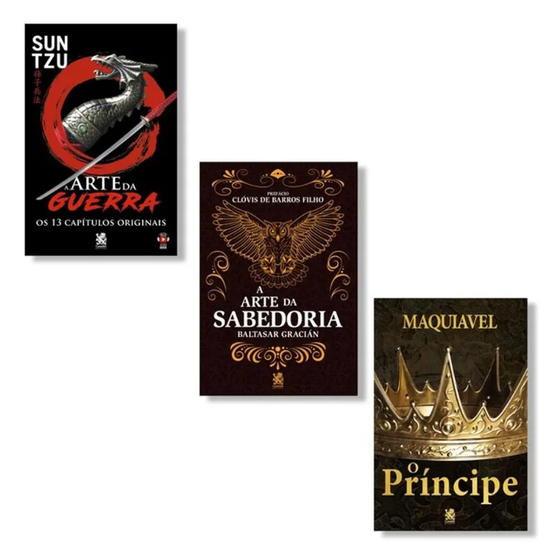 COMBO ESTRATÉGIA - COLEÇÃO COM 3 LIVROS PARA SUCESSO PROFISSIONAL E PESSOAL