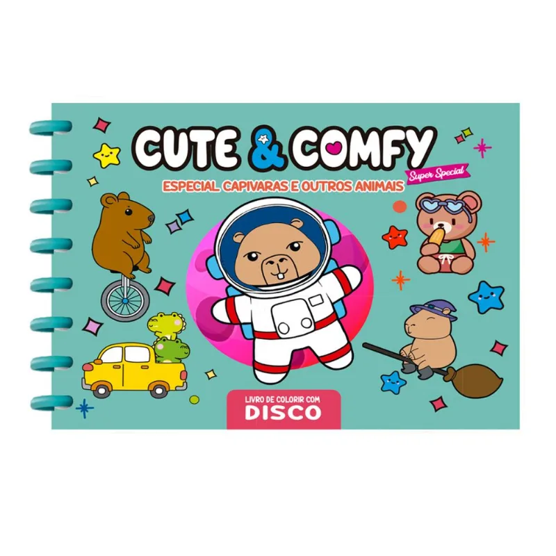 Cute & Comfy Super Special - Especial Capivaras e Outros Animais - Encadernação em Disco