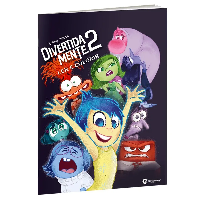 Livro Infantil - Ler E Colorir - Divertidamente 2
