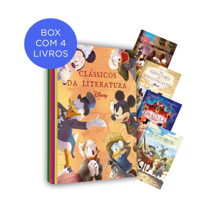 Box Clássicos Da Literatura Disney - 4 Livros
