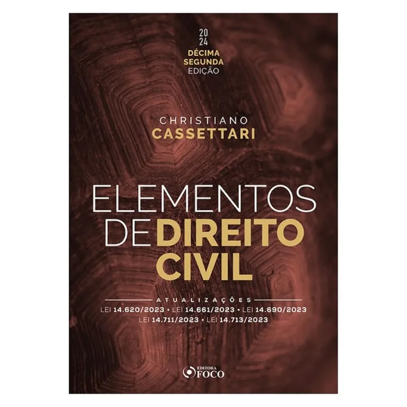 ELEMENTOS DE DIREITO CIVIL - 12ª ED - 2024