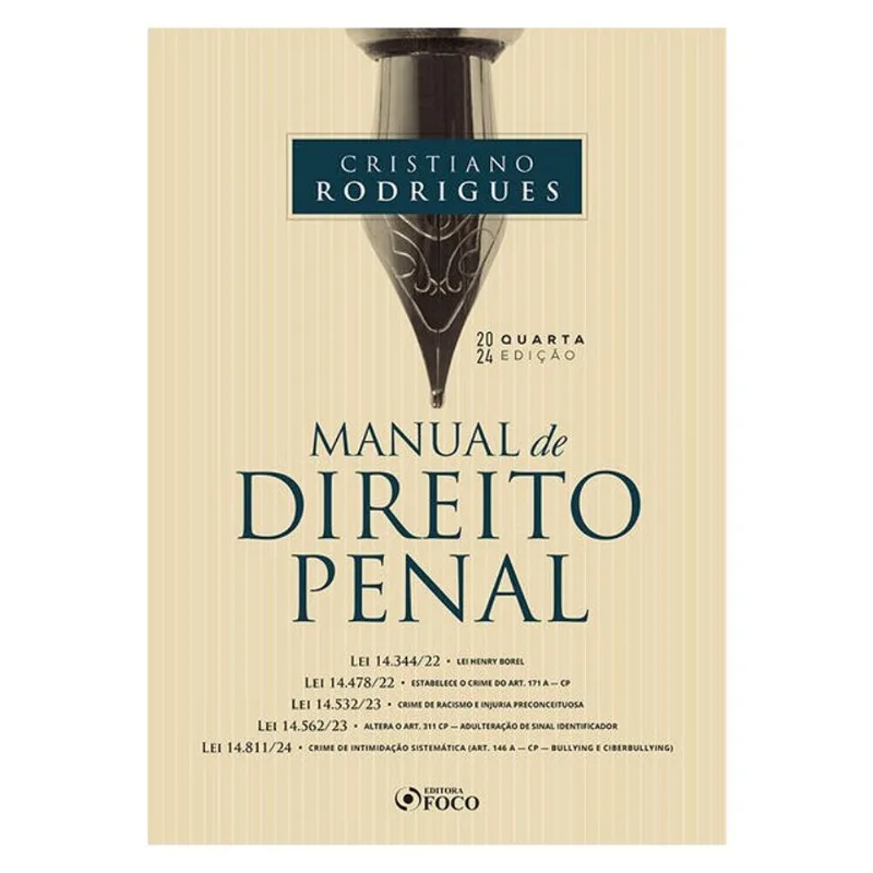 MANUAL DE DIREITO PENAL - 4ª ED - 2024