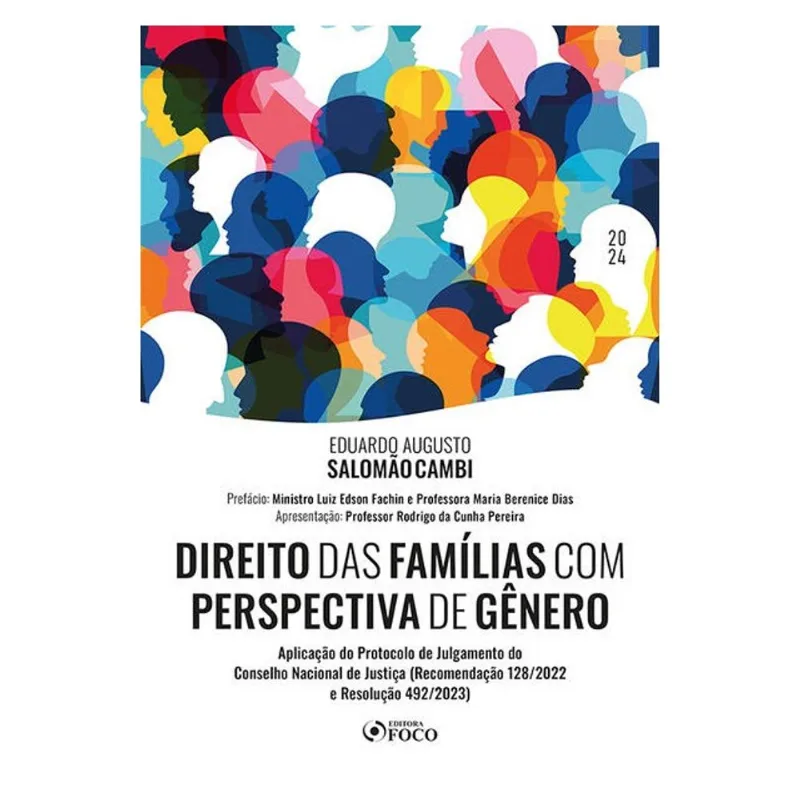DIREITO DAS FAMÍLIAS COM PERSPECTIVA DE GÊNERO - 1ª ED - 2024