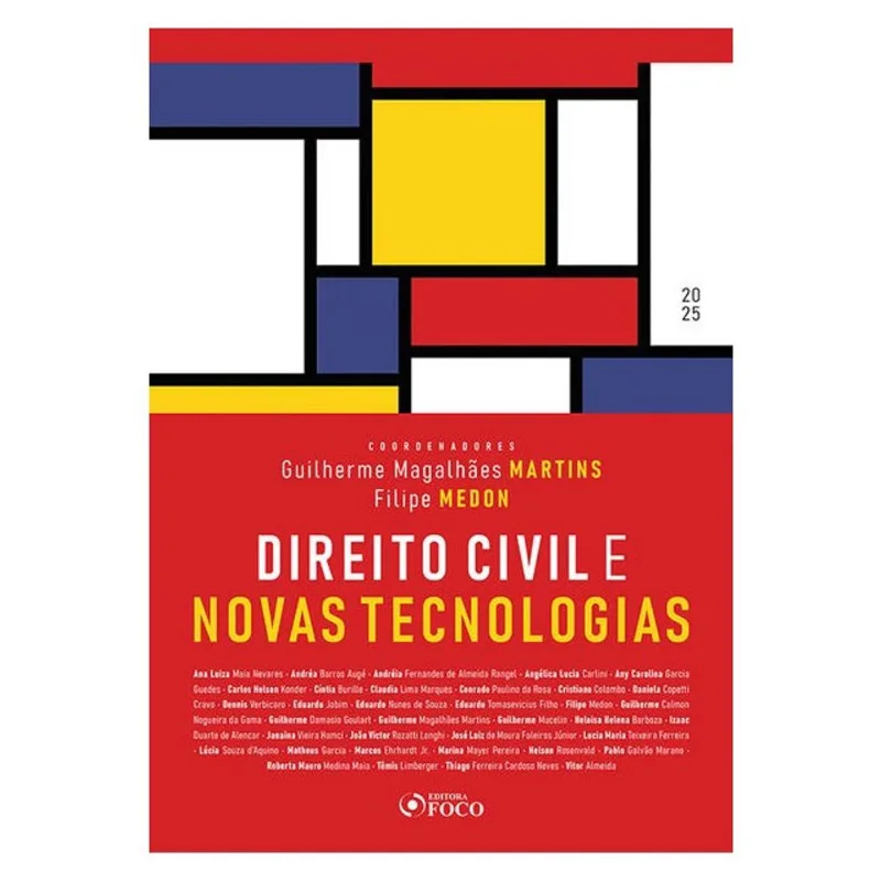 DIREITO CIVIL E NOVAS TECNOLOGIAS - 1ª ED - 2025
