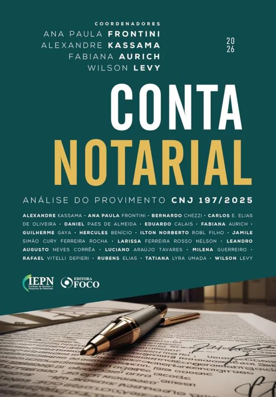 Conta Notarial - Análise Do Provimento Cnj 197/2025 - LC - Livros