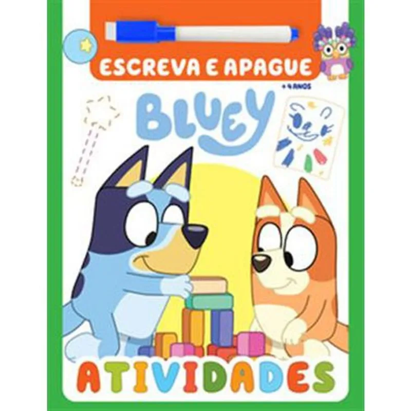 Livro Bluey Atividades Escreva E Apague On Line (MP)
