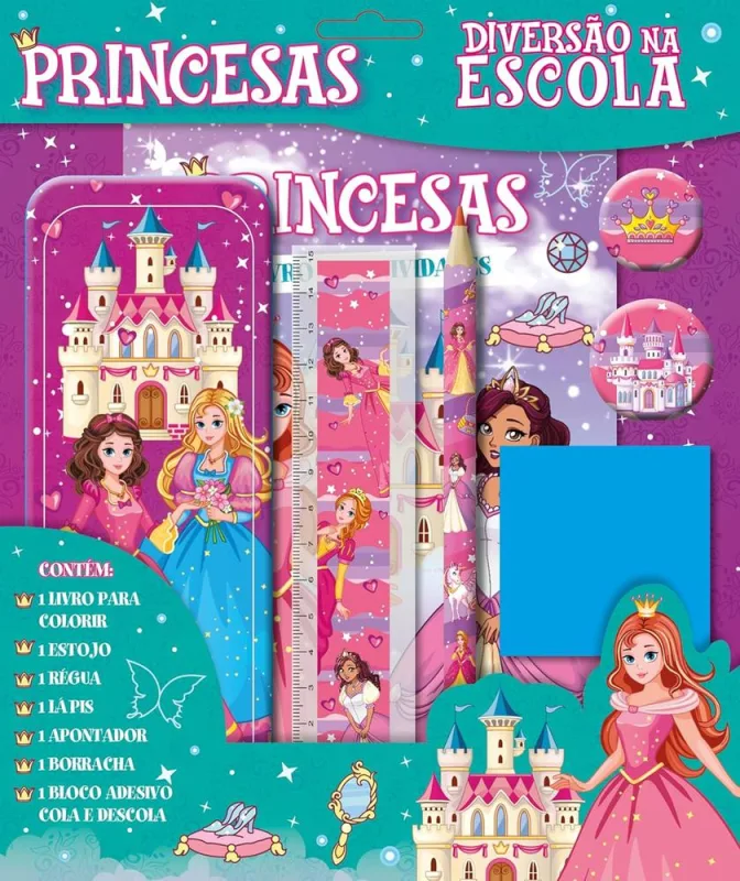 Diversão Na Escola - Princesas - LC - Livros