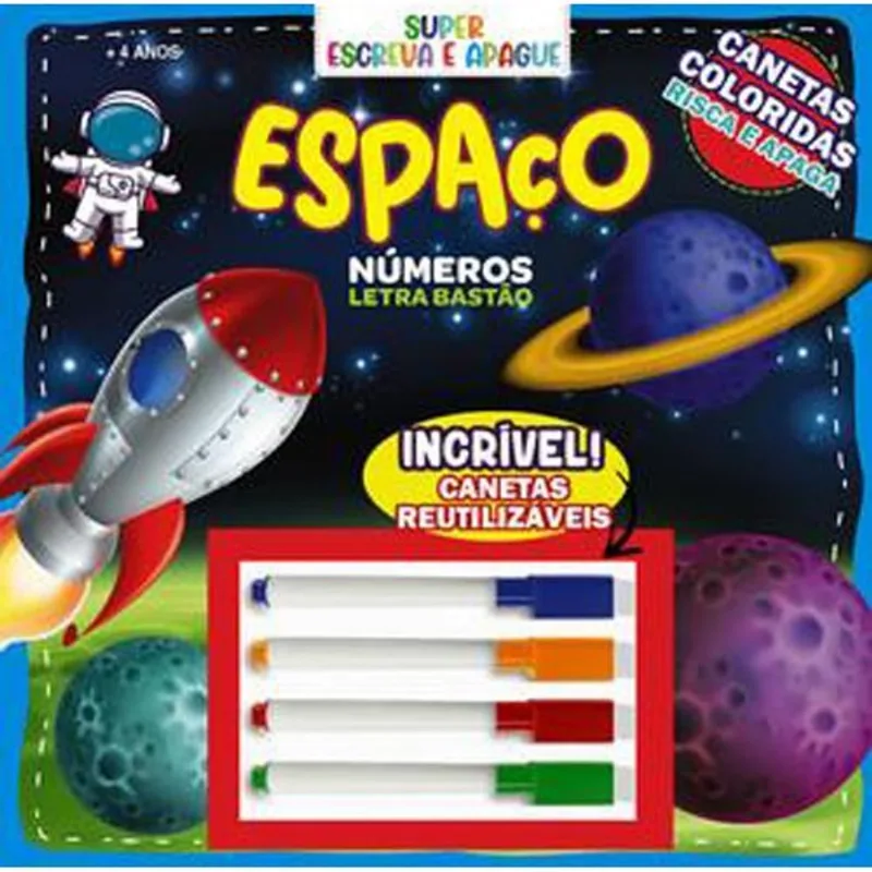 Livro Super Escreva E Apague Espaço On Line (MP)