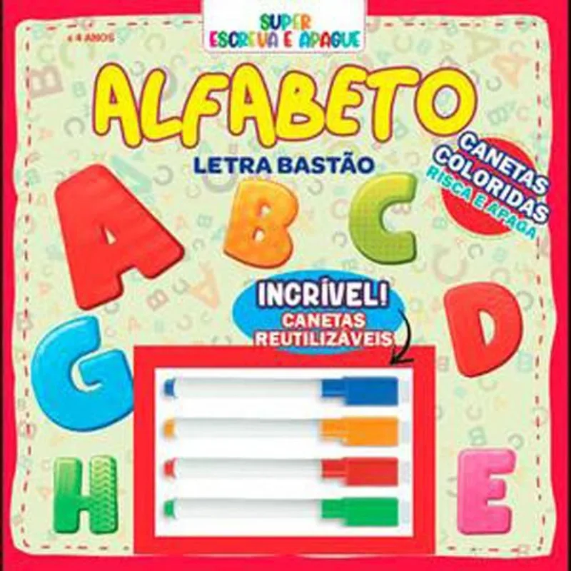 Livro Super Escreva E Apague Alfabeto On Line (MP)