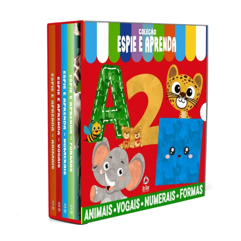 Coleção Espie e Aprenda - Box com 4 Livrinhos