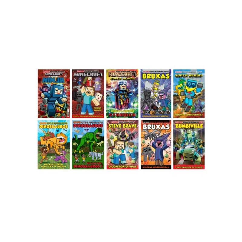 COMBO QUADRINHOS PRÓ-GAMES - KIT COM 10 QUADRINHOS