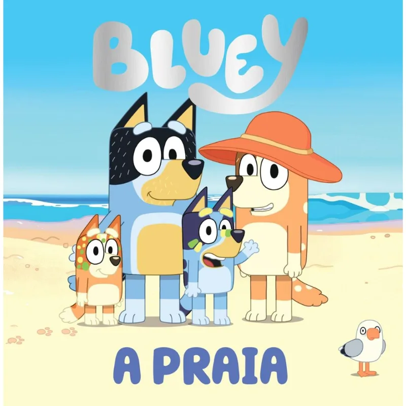 Bluey Livro de História - A Praia
