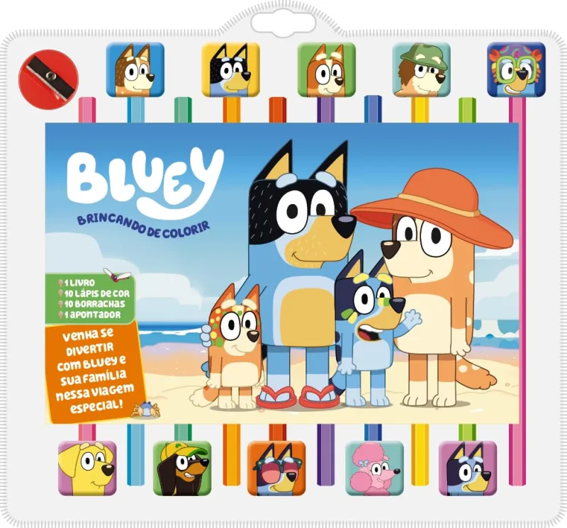Bluey Brincando De Colorir - LC - Livros
