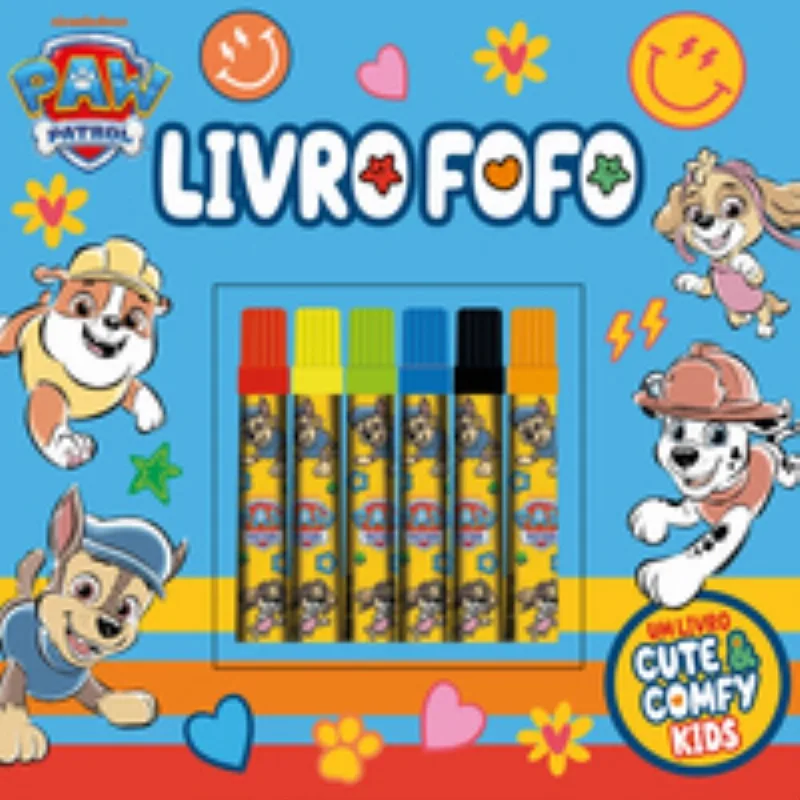 Patrulha Canina Cute E Comfy Kids - Livro Fofo