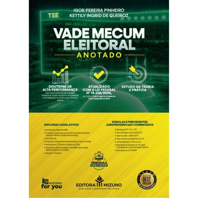 VADE MECUM ELEITORAL - ANOTADO E COMENTADO 2026