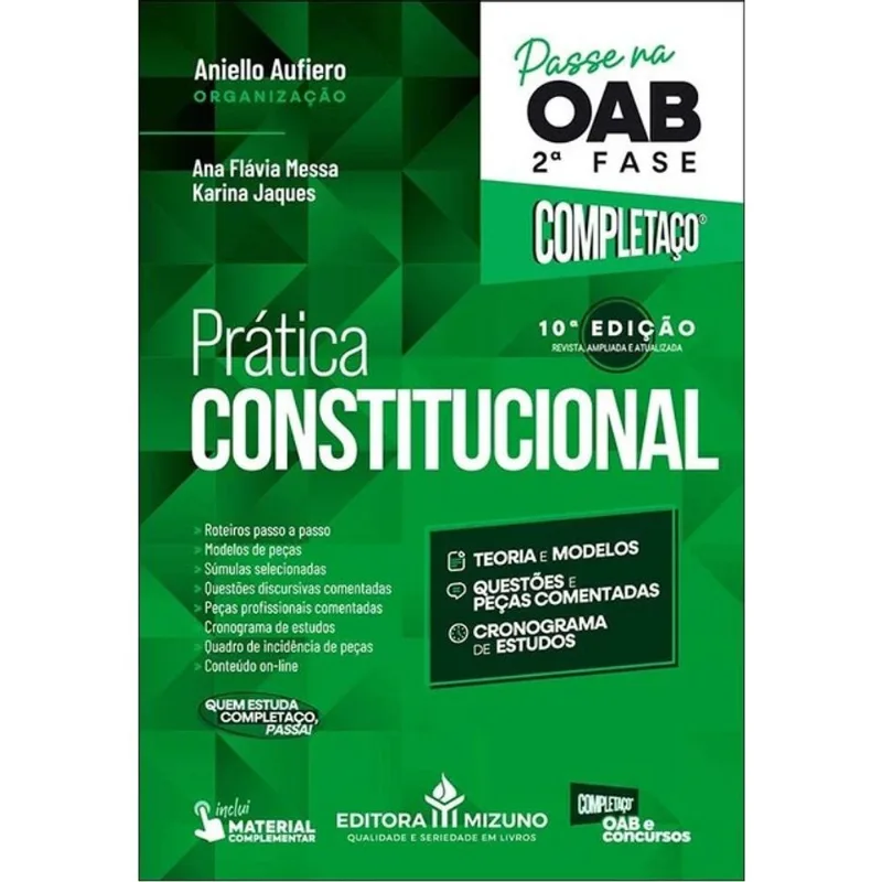 PRÁTICA CONSTITUCIONAL - PASSE NA OAB 2ª FASE COMPLETAÇO - 2026
