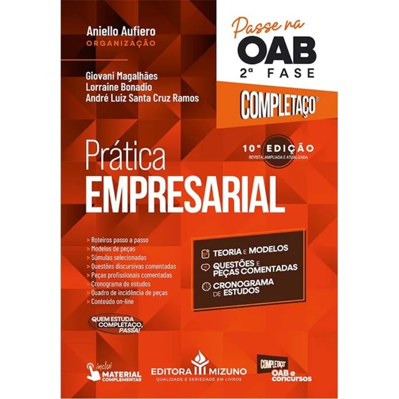 PRÁTICA EMPRESARIAL: PASSE NA OAB 2ª FASE - COMPLETAÇO® - 10ª EDIÇÃO