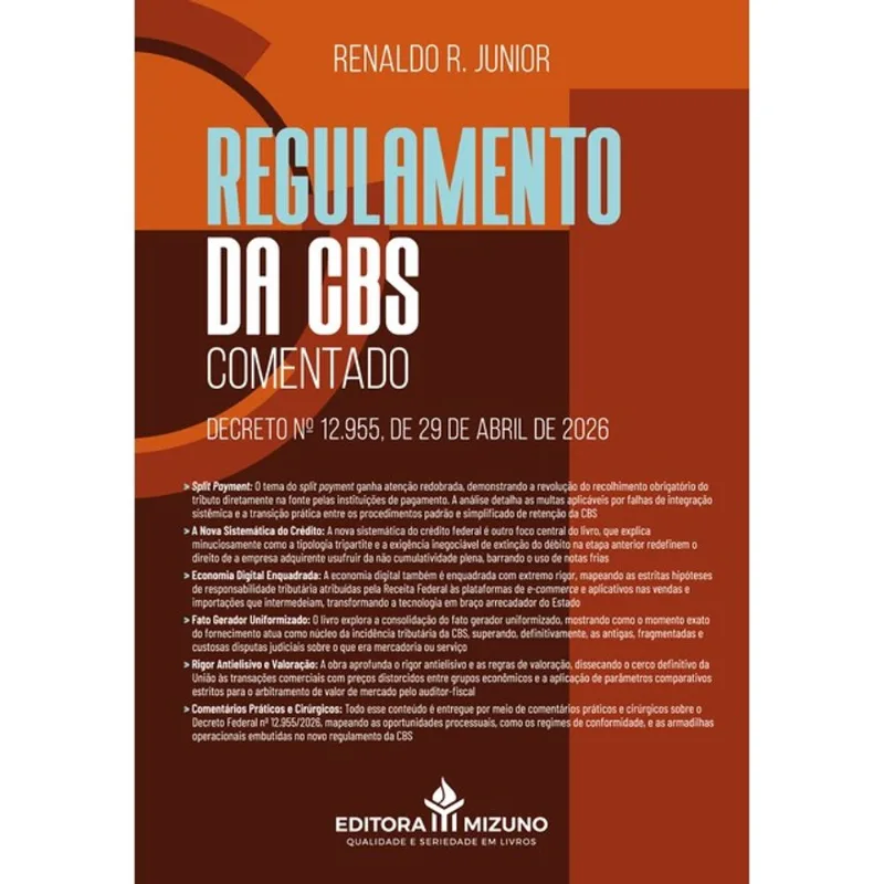 REGULAMENTO DA CBS COMENTADO