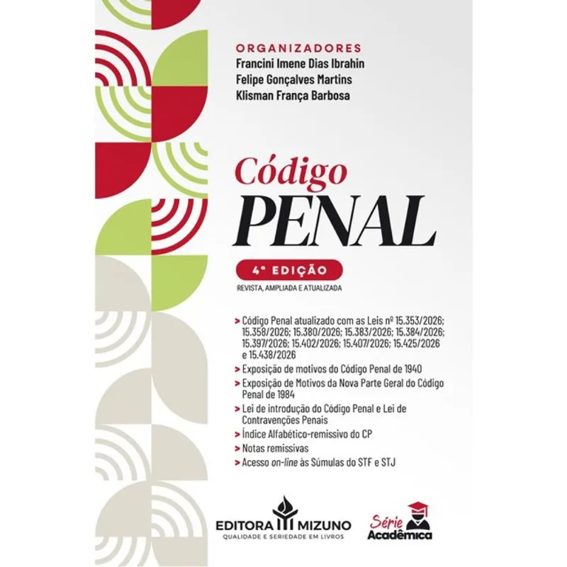 CÓDIGO PENAL - 4ª EDIÇÃO (COLEÇÃO MINI CÓDIGOS 2026)